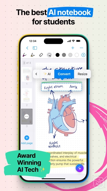 تصاویر Nebo: AI Note Taking ++