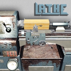لوگو Lathe Machine 3D