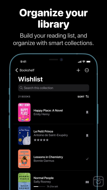 تصاویر Bookshelf: Reading Tracker ++