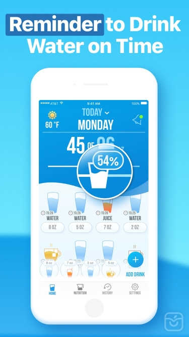 تصاویر Water Reminder - Daily Tracker