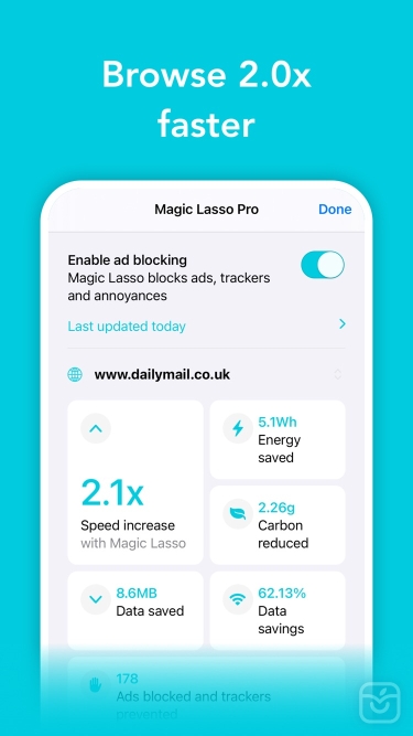 تصاویر Ad blocker by Magic Lasso ++