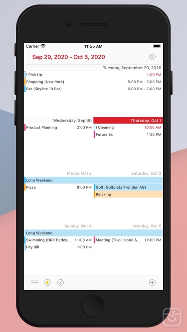 تصاویر Calendar 366: Events & Tasks ++