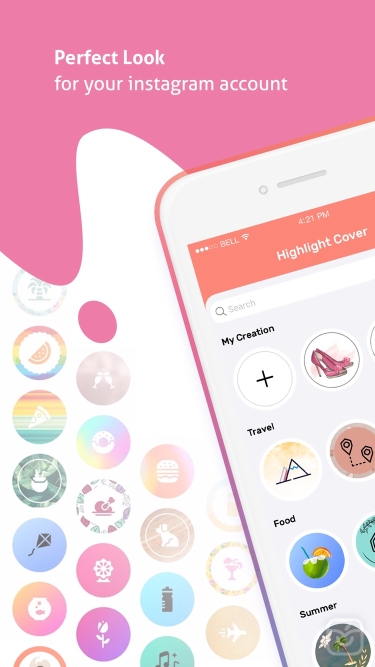 تصاویر Story Highlights Cover Maker