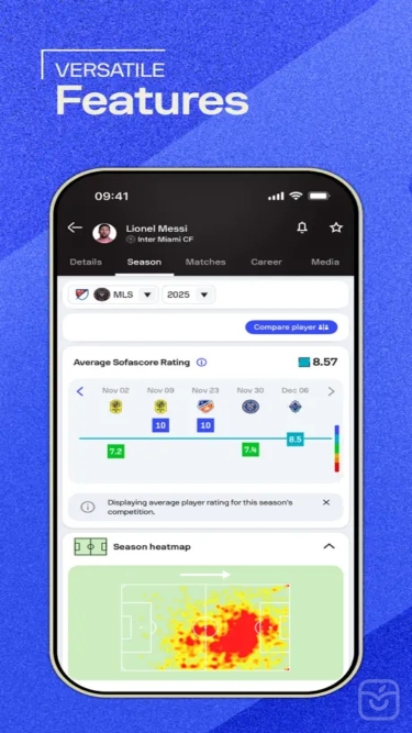 تصاویر Sofascore - Live score app ++