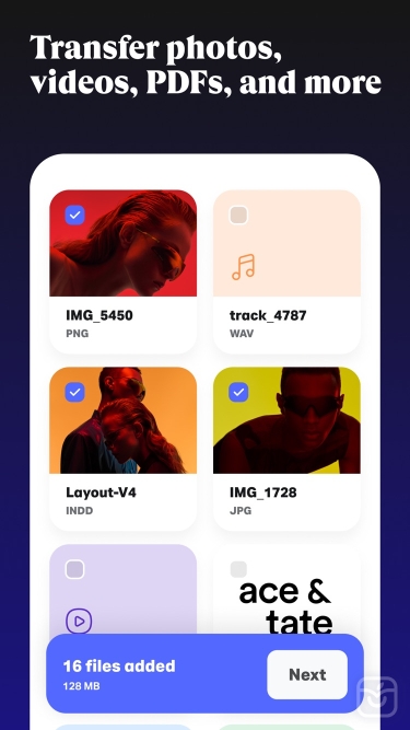 تصاویر WeTransfer