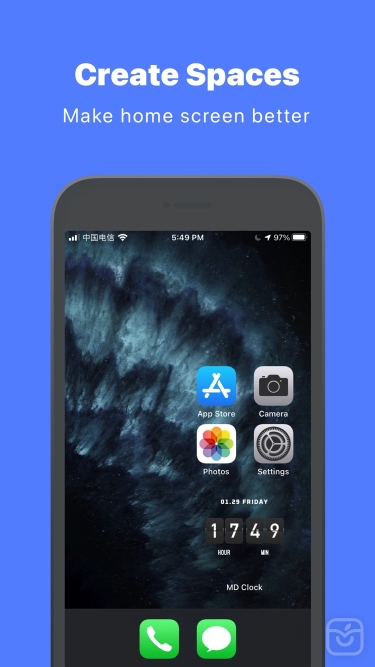 تصاویر MD Blank - Transparent widget ++
