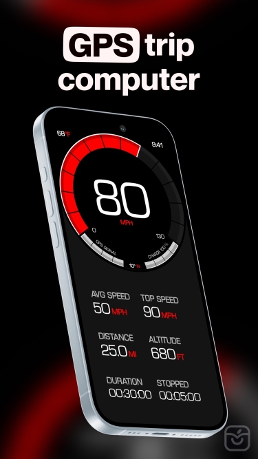 تصاویر Speedometer Speed Tracker GPS ++