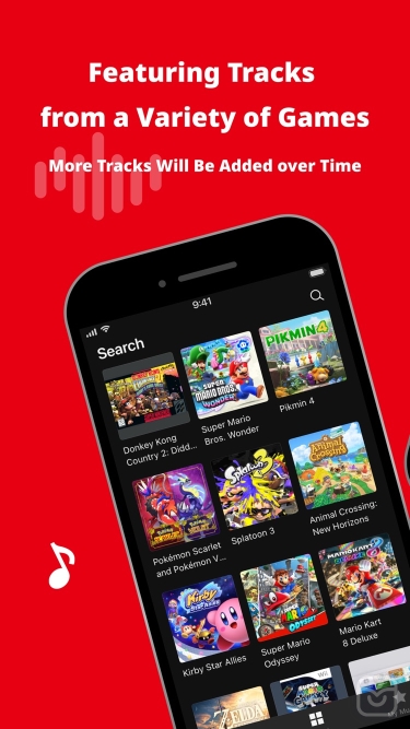 تصاویر Nintendo Music ++