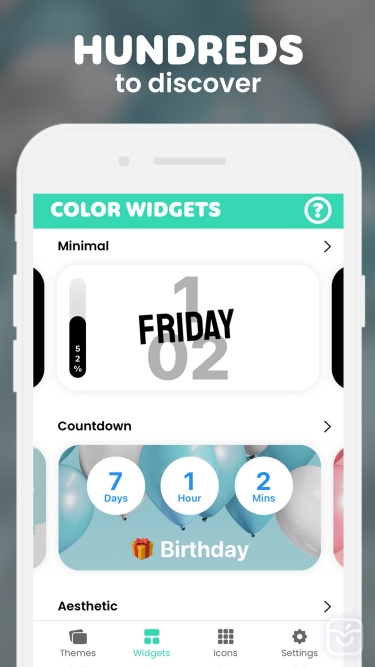 تصاویر Color Widgets
