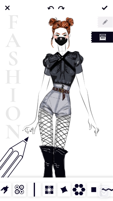 تصاویر Fashion Design Sketches: Style ++