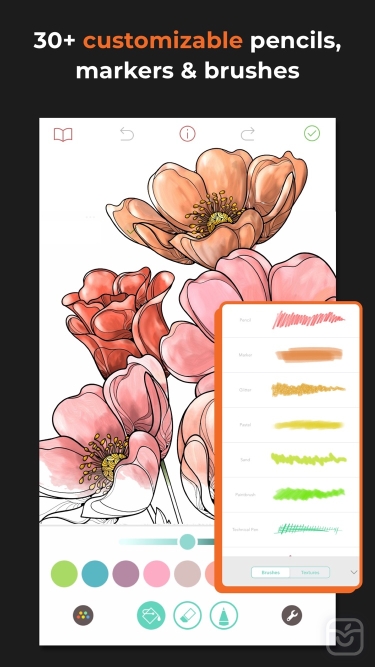 تصاویر Adult Coloring Book - Pigment ++