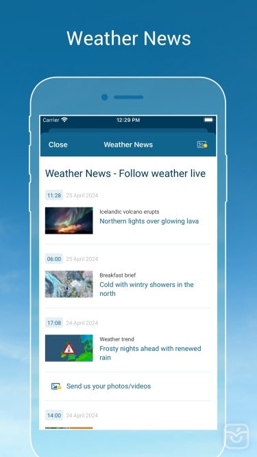 تصاویر Weather & Radar - Storm alerts ++