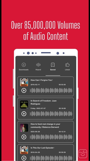 تصاویر Podcast Player App - TPod