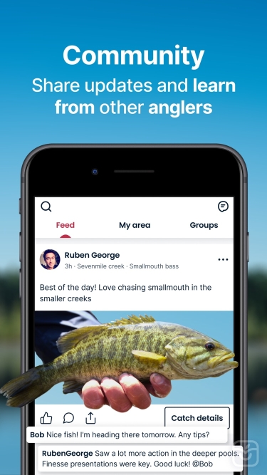 تصاویر Fishbrain - Fishing App ++