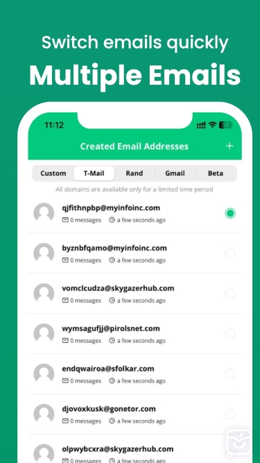 تصاویر Temporary Email Pro 