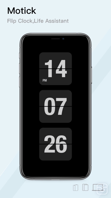 تصاویر Motick - Flip Clock