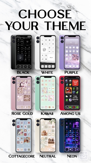 تصاویر ScreenKit- App Icons & Widgets