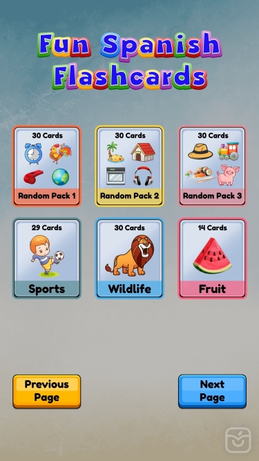 تصاویر Fun Spanish Flashcards Pro