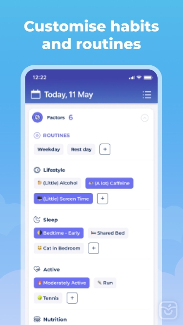 تصاویر Bearable - Symptom Tracker ++
