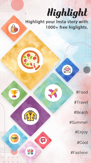 تصاویر Highlight Story Cover Maker