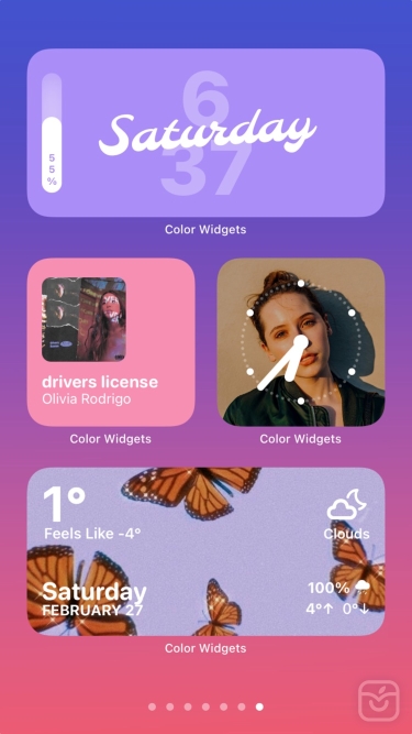 تصاویر Color Widgets