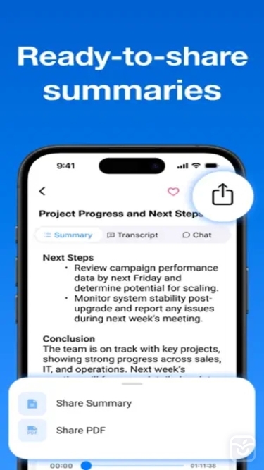 تصاویر Summary - AI Note Taker