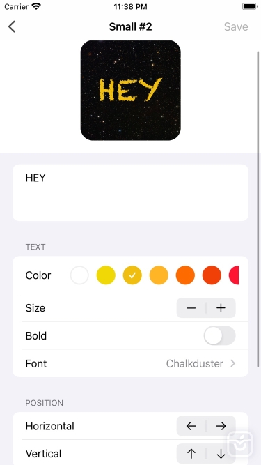 تصاویر X Widget