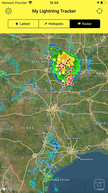 تصاویر My Lightning Tracker & Alerts