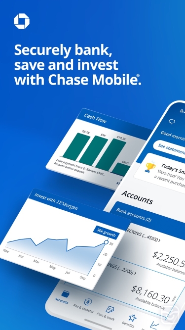 تصاویر Chase Mobile®: Bank & Invest