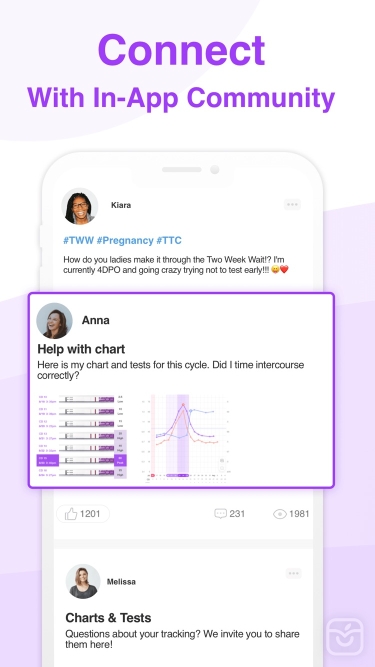 تصاویر Premom Ovulation Tracker