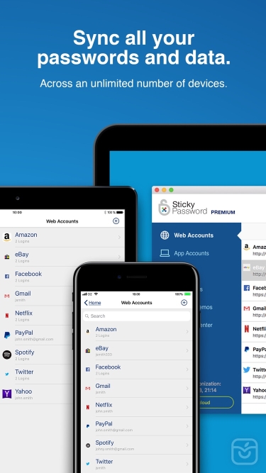 تصاویر Sticky Password Manager & Safe