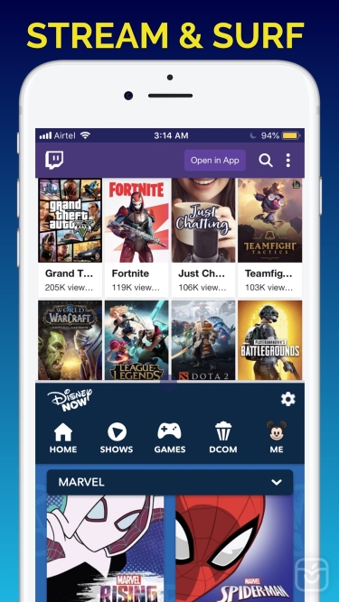 تصاویر Split Screen Multitasking View
