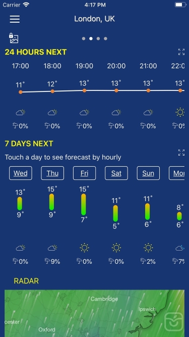 تصاویر Accurate Weather forecast &map