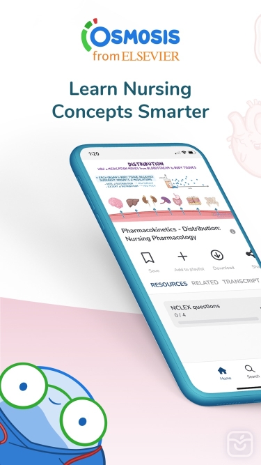 تصاویر Osmosis Nursing Videos & Notes ++
