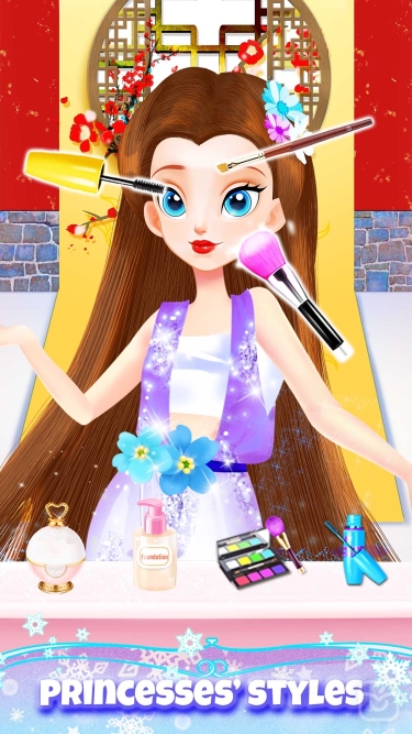 تصاویر Princess Hair Salon Girl Games
