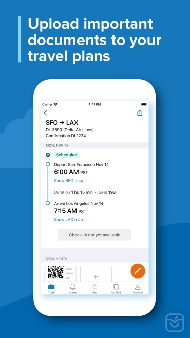 تصاویر TripIt: Travel Planner ++