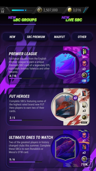 تصاویر MAD FUT 22 Draft & Pack Opener