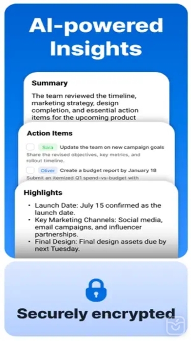 تصاویر Summary - AI Note Taker