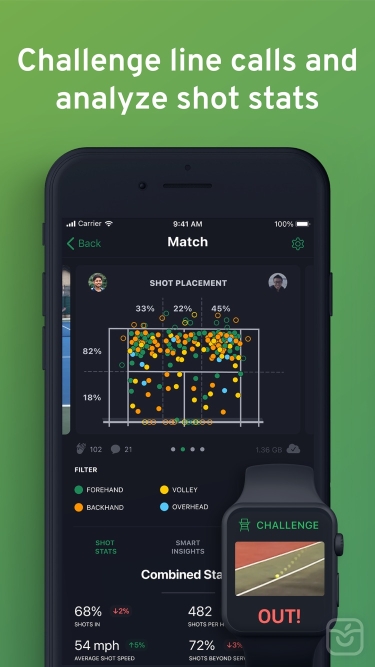تصاویر SwingVision: A.I. Tennis App
