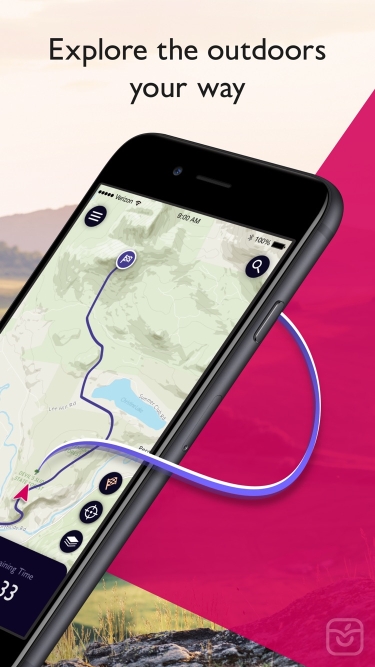 تصاویر OS Maps: Walking & Bike Trails ++