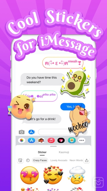 تصاویر Kika Keyboard for iPhone, iPad ++