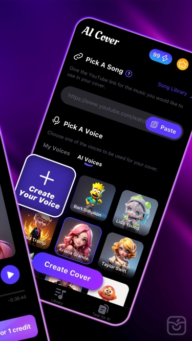 تصاویر AI MusicTunes: Songs & Covers ++