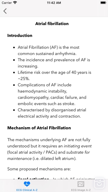 تصاویر ECG A-Z Pro