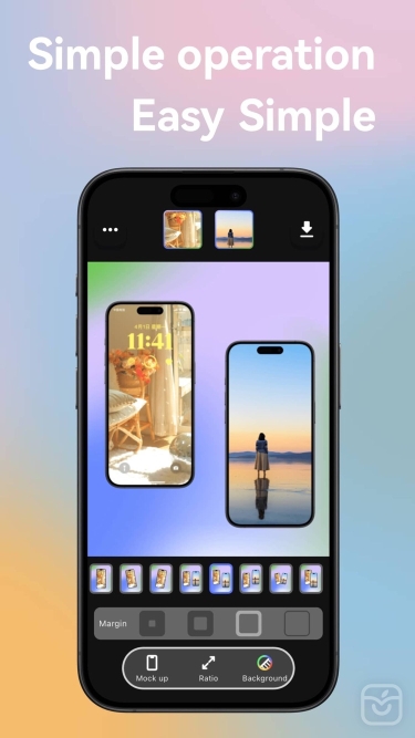 تصاویر NiceShots: Mockup Frame Editor ++