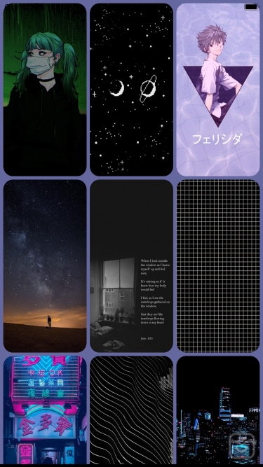 تصاویر Black Aesthetic Wallpaper HD !