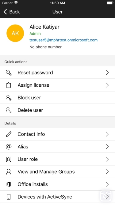 تصاویر Microsoft 365 Admin