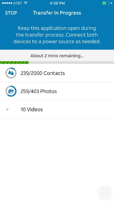 تصاویر AT&T Mobile Transfer