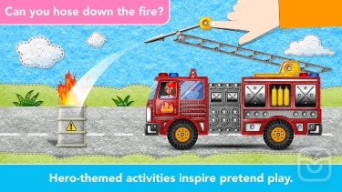 تصاویر Kids Vehicles Fire Truck games