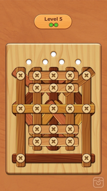 تصاویر Wood Nuts: Screw Puzzle ++