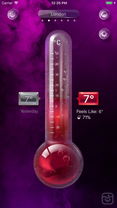 تصاویر Digital Thermometer app